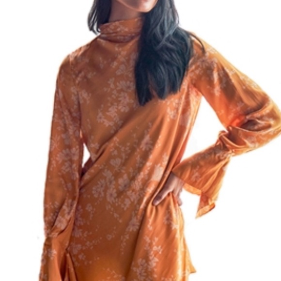 Free People Aries dress small NWT golden combo - Picture 3 of 6